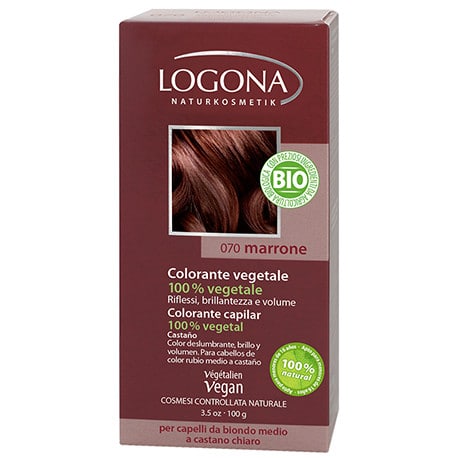 Logona Tinte Colorante Vegetal Color Castaño 070 100gr