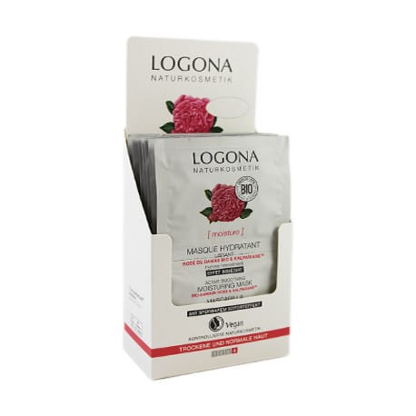 Logona Mascarilla Hidratante con Rosas Bio y Kalpariane ( 1 Sobre )