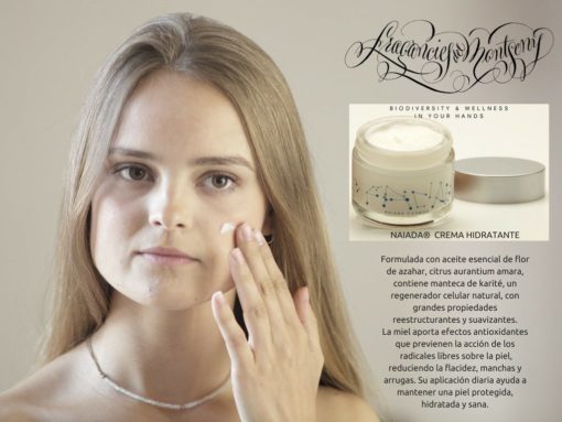 Crema facial hidratante a la flor de azahar, Natural y Orgánica 50ml