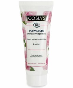 Coslys Exfoliante facial suave piel seca & sensible Extracto de rosas