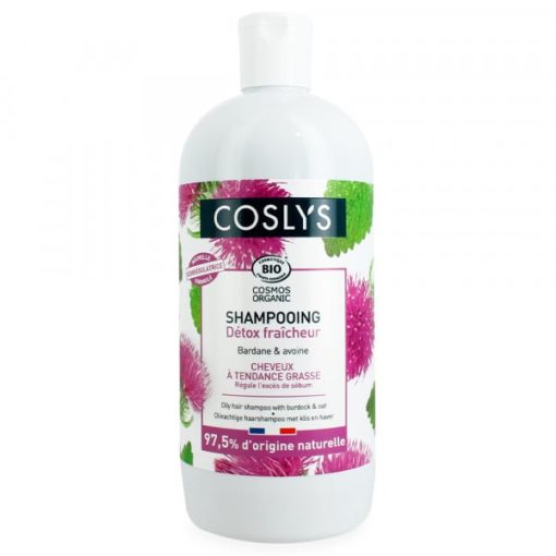 Coslys Champú para Cabello Graso con Bardana y Avena