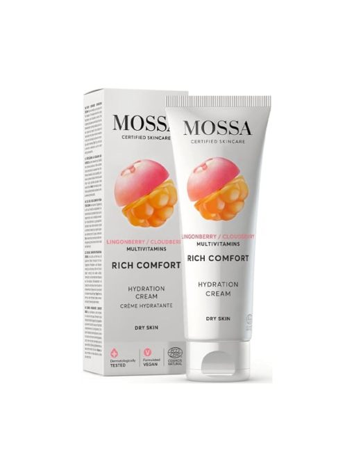 Mossa Crema Facial de Dia y Noche Hidratante Rich Comfort