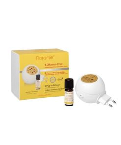 Florame Difusor Eléctrico + Composición BIO de Aceites Esenciales Antimosquitos con Citronella