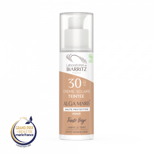 Laboratoires de Biarritz Crema Solar Facial Color Beige SPF30