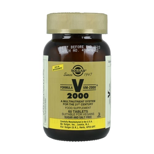 Solgar Fórmula VM-2000 - 60 Comprimidos