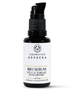 Herbera Serum Hialurónico Antiox Iluminador con Vitamina C+E+Ferúlico Oil-Free (para Pieles Mixtas-Grasas)