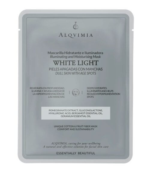 Alqvimia EB WHITE LIGHT Opplysende fuktighetsgivende ansiktsmaske e1686757374385