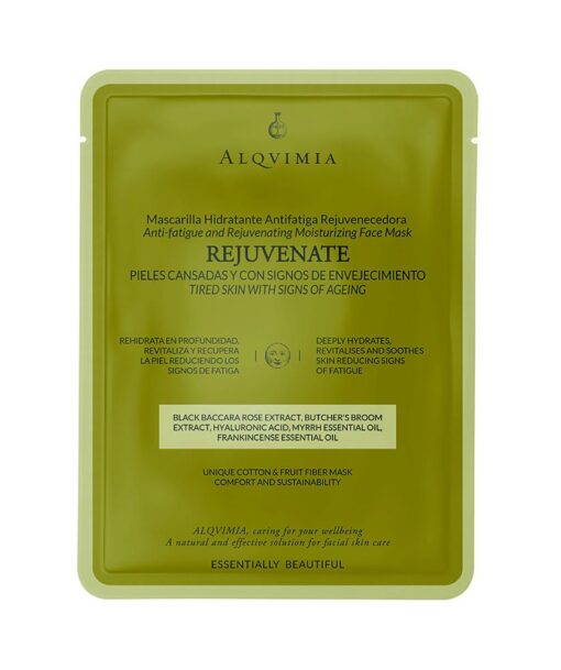 Masque hydratant anti-fatigue rajeunissant Alqvimia e1686669624397