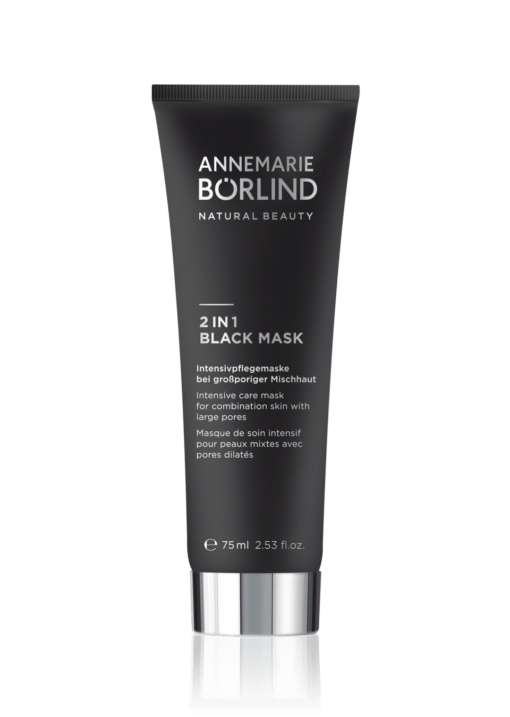 Annemarie Borlind Gesichtsmaske 2 in 1 Schwarze Maske für die Haut