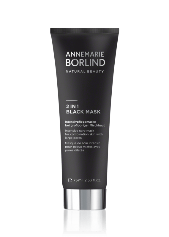 Annemarie Borlind 2 in 1 Black Mask Gesichtsmaske für Mischhaut
