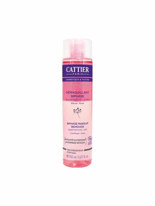 Cattier Biphasic Makeup Remover for Sensitive Eyes and Lips