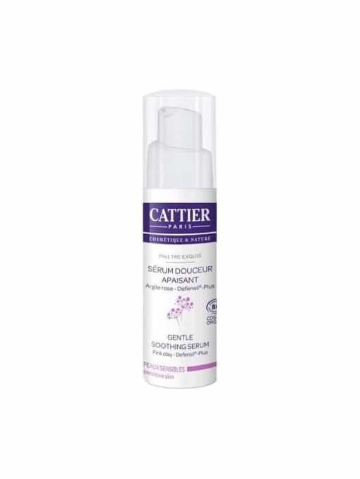 Cattier pomirjujoč serum za obraz za občutljivo kožo