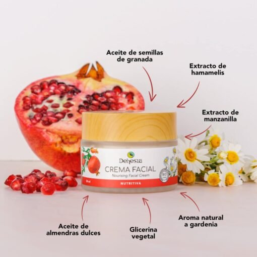 Dehesia Crema Facial Nutritiva BIO con Granada y Manzanilla 2