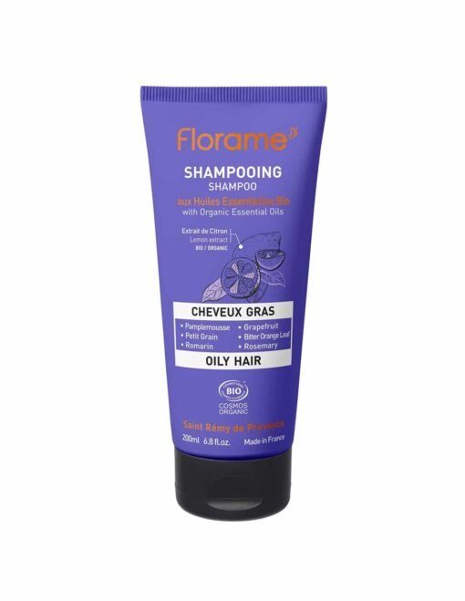 Florame Šampon brez sulfata za mastne lase
