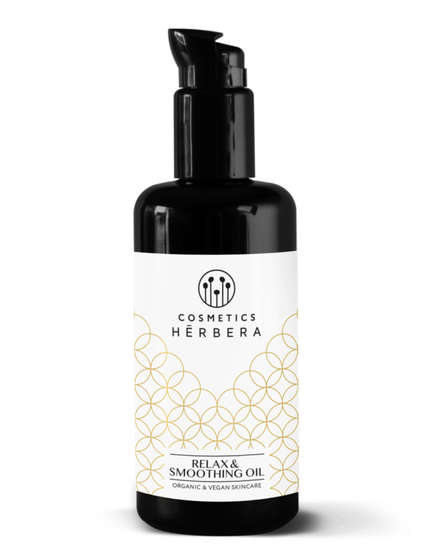 Herbera Bioactive Body Oil RELAX SMOOTHING Hipercio-სა და Calendula-სგან