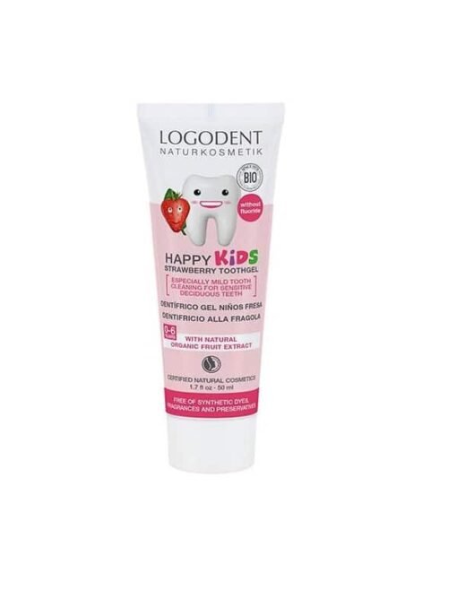 Logona Toothpaste for Children with Strawberry Flavor without Fluoride