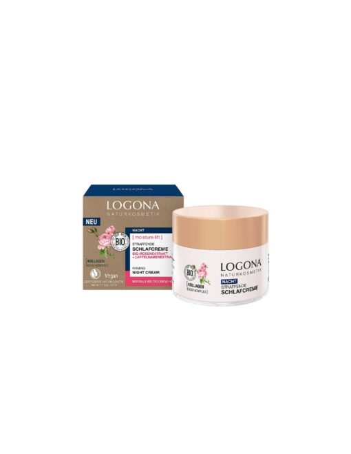 Logona crema-de-noche-reafirmante-rosas-bio-y-semillas-de-manzana