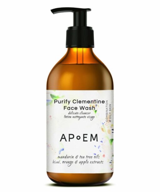 Purify Clementine face wash e1625567411581
