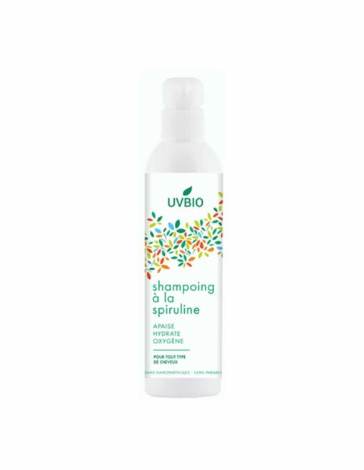 Uvbio Organic Shampoo na may Spirulina