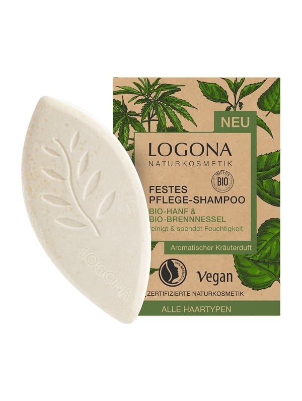 ▷ Buy Logona Solid Shampoo with Hemp and Nettle 60gr - iunatural