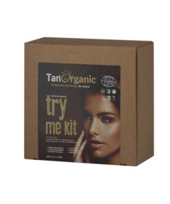 Tanorganic TRY ME KIT Selvbruner Dry oil peelinghanske 2 e1688632296182