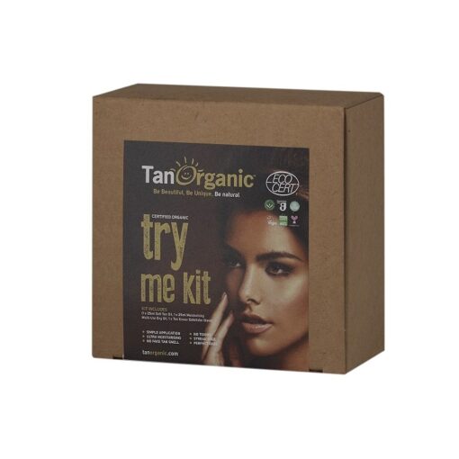 Tanorganic TRY ME KIT AutobronceadorAceite seco guante exfoliante 2 e1688632296182